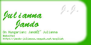 julianna jando business card